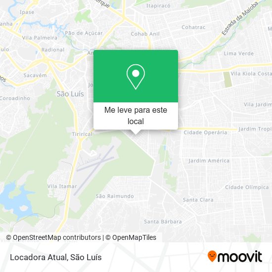 Locadora Atual mapa
