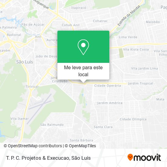 T. P. C. Projetos & Execucao mapa