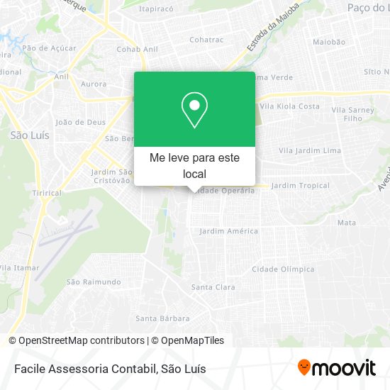 Facile Assessoria Contabil mapa