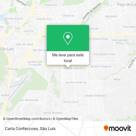 Carla Confeccoes mapa