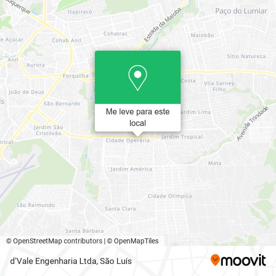 d'Vale Engenharia Ltda mapa