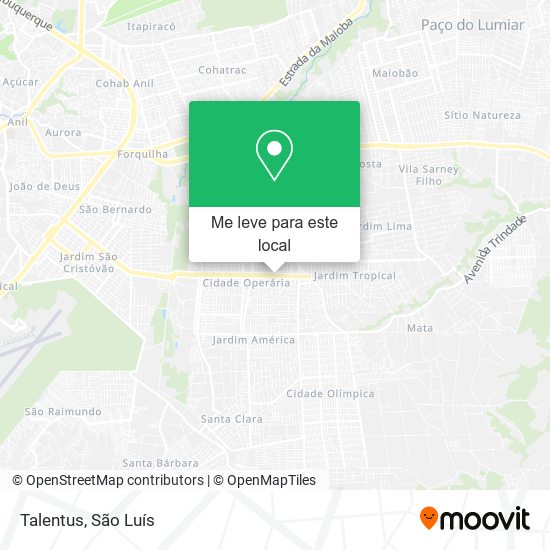 Talentus mapa