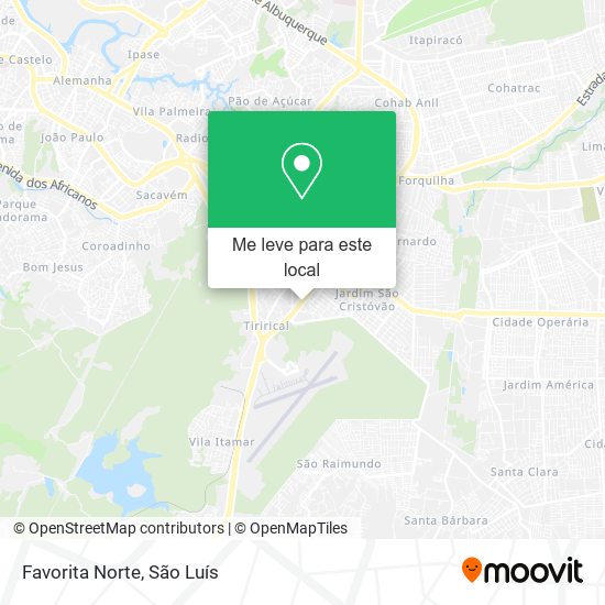 Favorita Norte mapa