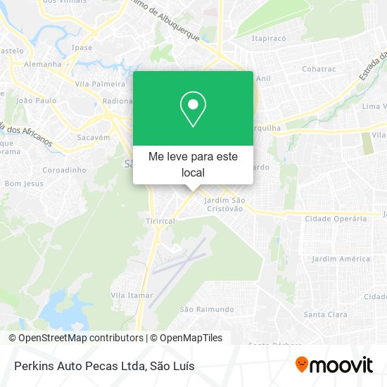 Perkins Auto Pecas Ltda mapa