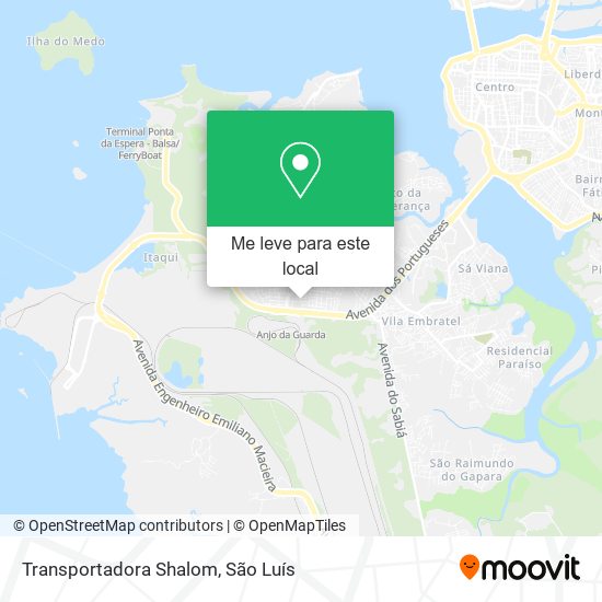 Transportadora Shalom mapa