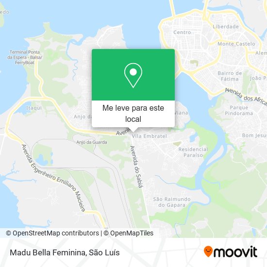 Madu Bella Feminina mapa