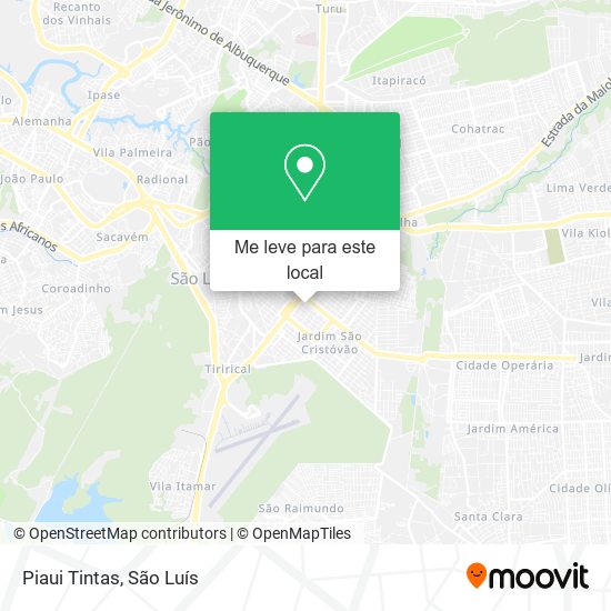 Piaui Tintas mapa