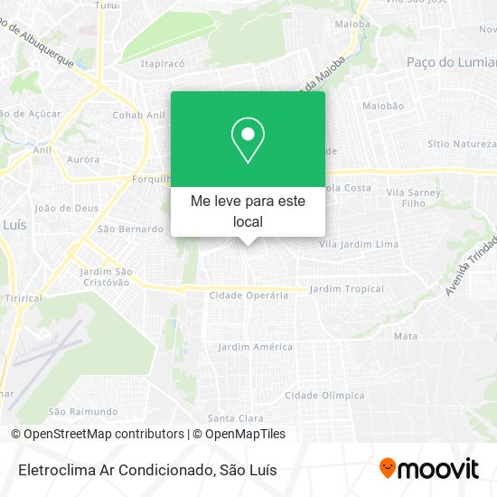 Eletroclima Ar Condicionado mapa