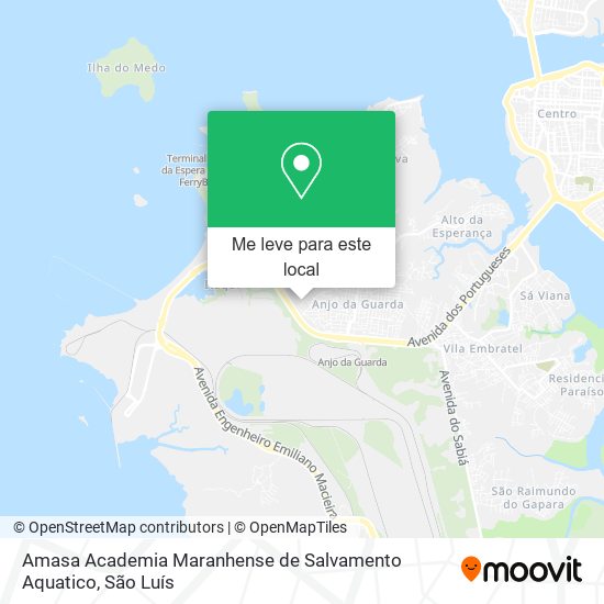 Amasa Academia Maranhense de Salvamento Aquatico mapa