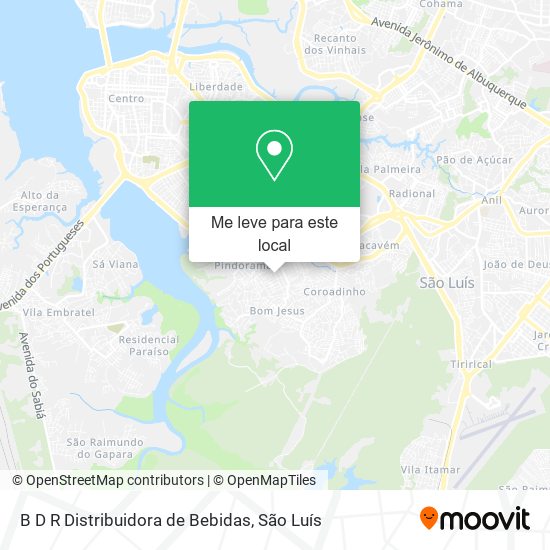 B D R Distribuidora de Bebidas mapa
