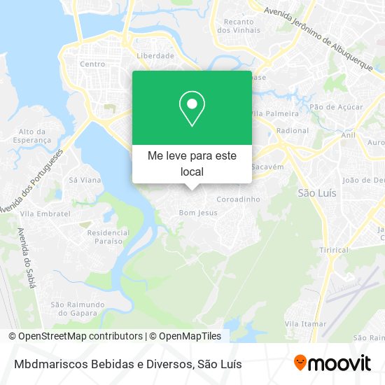 Mbdmariscos Bebidas e Diversos mapa