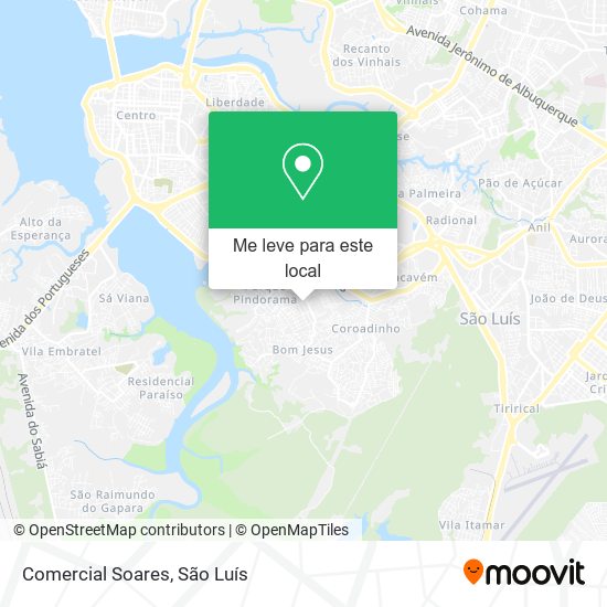 Comercial Soares mapa