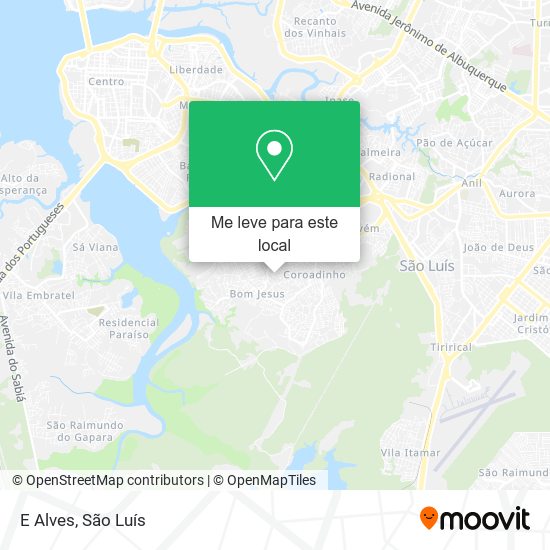 E Alves mapa