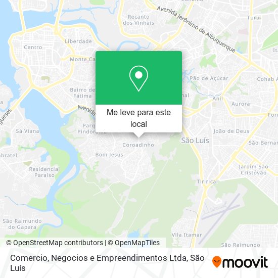 Comercio, Negocios e Empreendimentos Ltda mapa