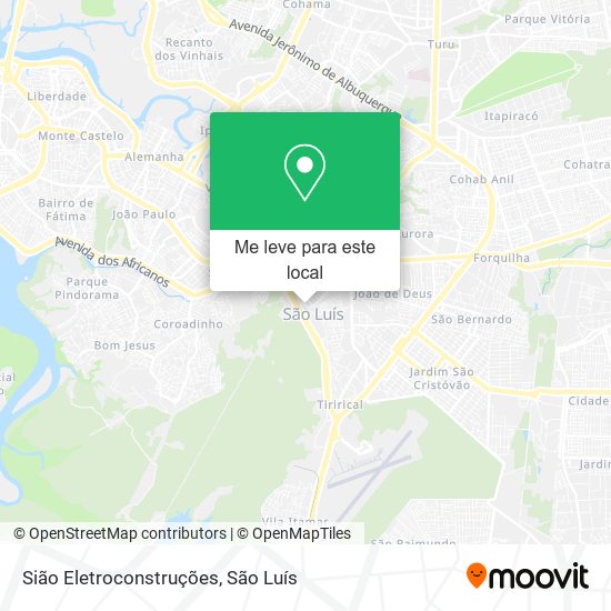 Sião Eletroconstruções mapa