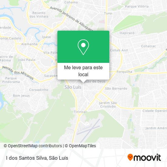 I dos Santos Silva mapa