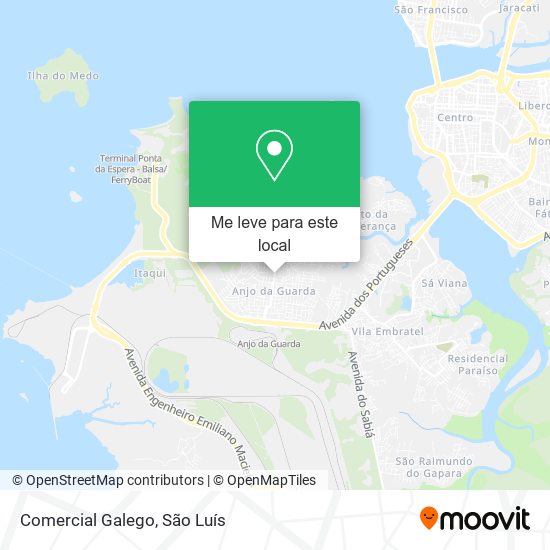 Comercial Galego mapa