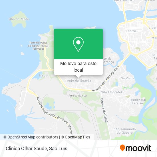 Clinica Olhar Saude mapa