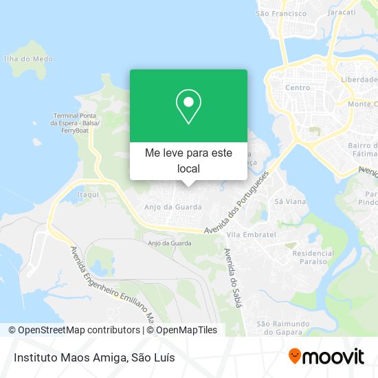 Instituto Maos Amiga mapa