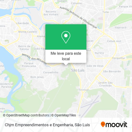 Chjm Empreendimentos e Engenharia mapa