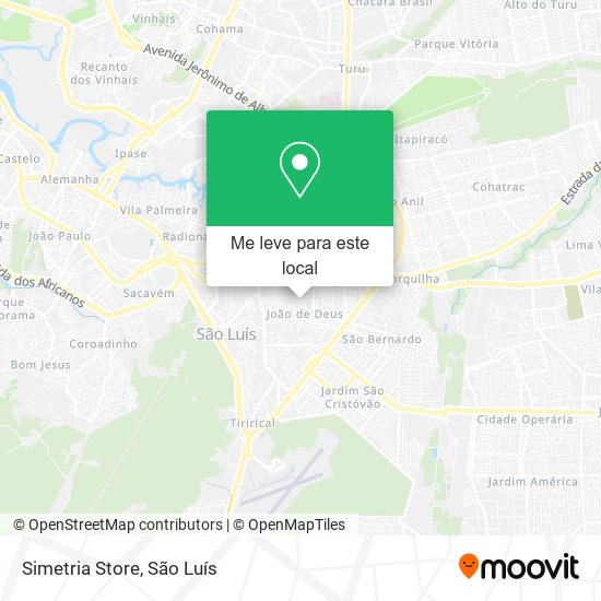 Simetria Store mapa