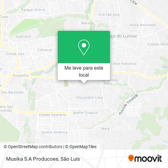 Musika S.A Producoes mapa