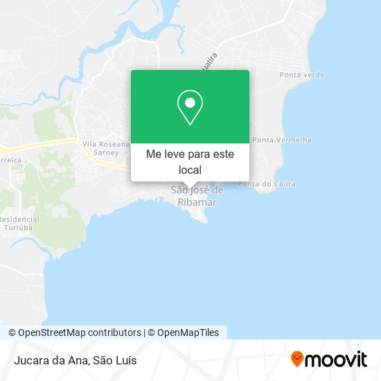 Jucara da Ana mapa