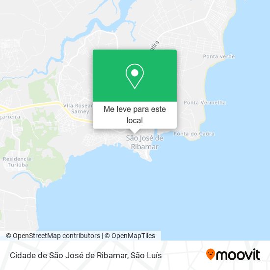 Cidade de São José de Ribamar mapa