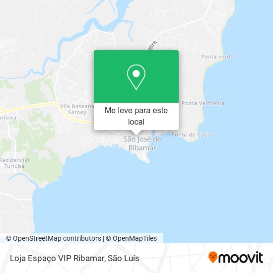 Loja Espaço VIP Ribamar mapa