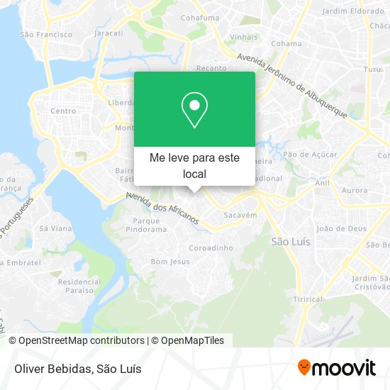 Oliver Bebidas mapa