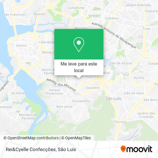 Rei&Cyelle Confecções mapa