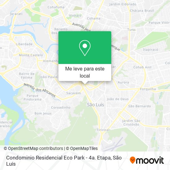 Condominio Residencial Eco Park - 4a. Etapa mapa