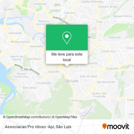 Associacao Pro Idoso -Api mapa