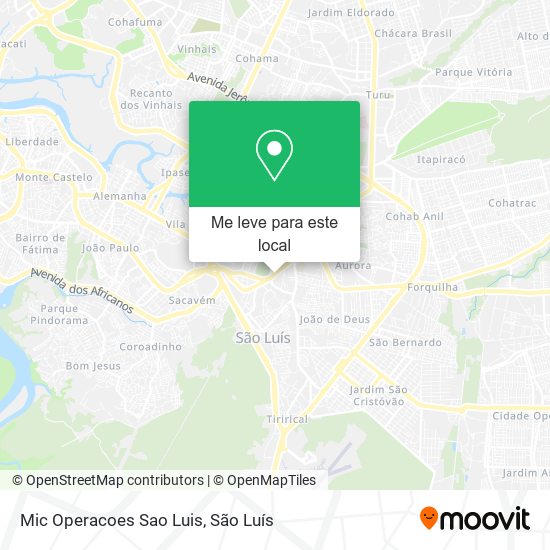 Mic Operacoes Sao Luis mapa