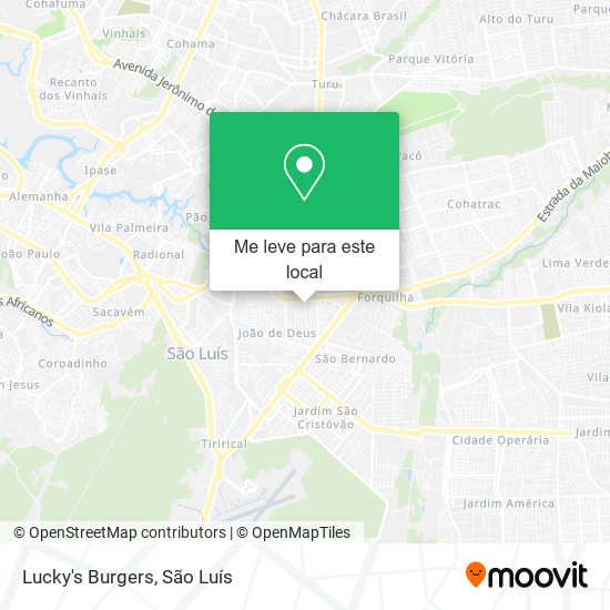 Lucky's Burgers mapa