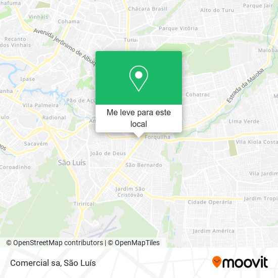 Comercial sa mapa