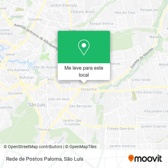 Rede de Postos Paloma mapa