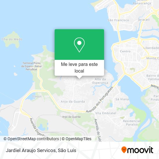 Jardiel Araujo Servicos mapa