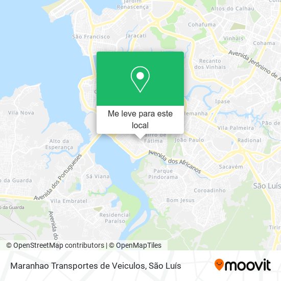 Maranhao Transportes de Veiculos mapa