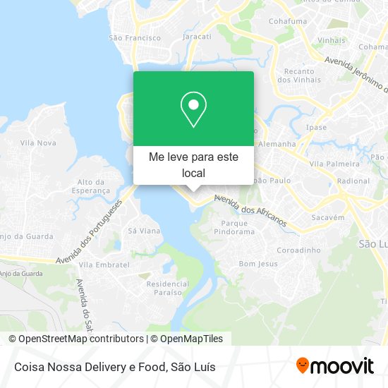 Coisa Nossa Delivery e Food mapa