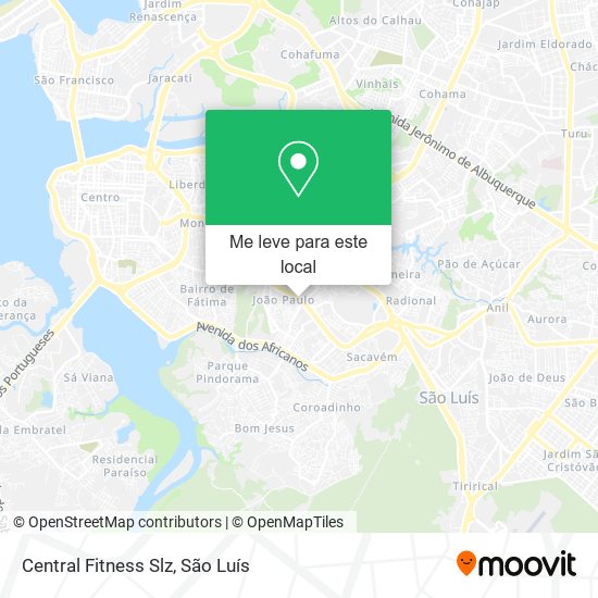 Central Fitness Slz mapa