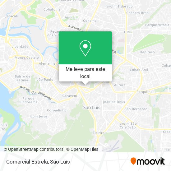 Comercial Estrela mapa