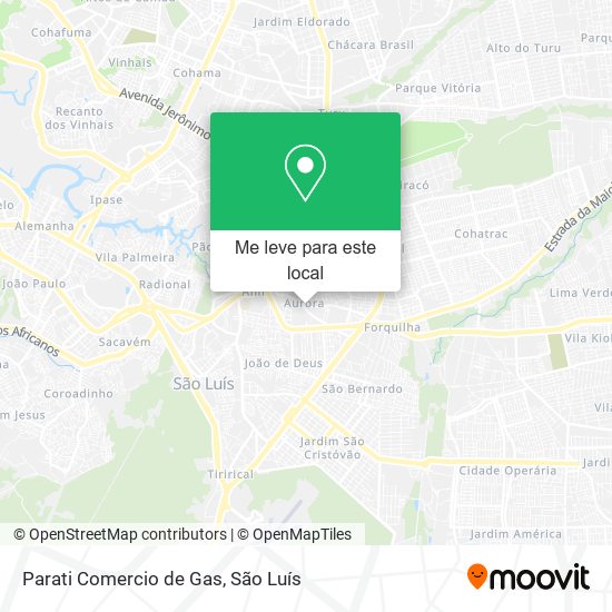 Parati Comercio de Gas mapa
