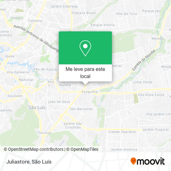 Juliastore mapa