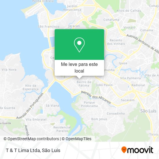 T & T Lima Ltda mapa