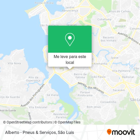 Alberto - Pneus & Serviços mapa