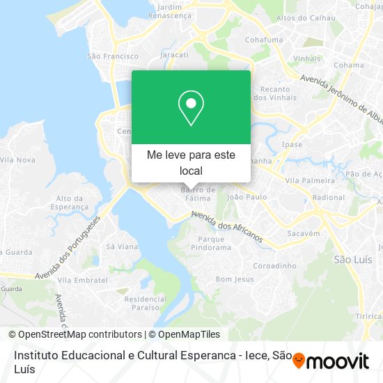 Instituto Educacional e Cultural Esperanca - Iece mapa