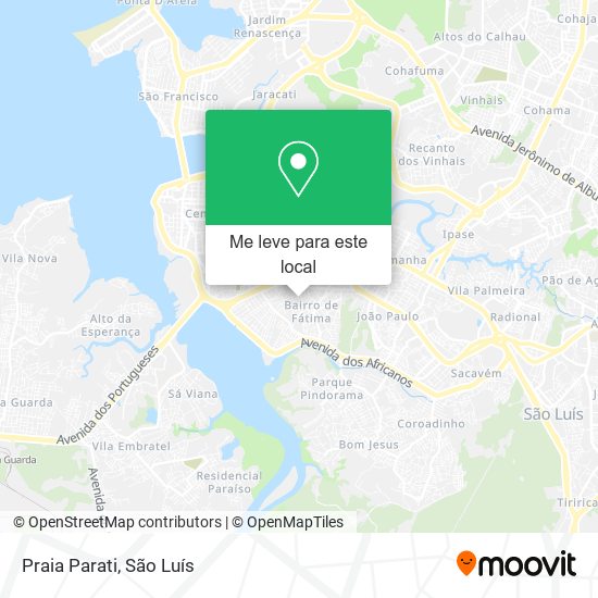 Praia Parati mapa