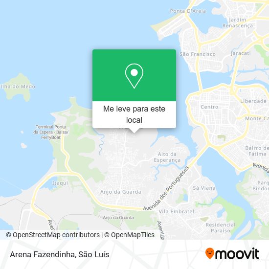 Arena Fazendinha mapa