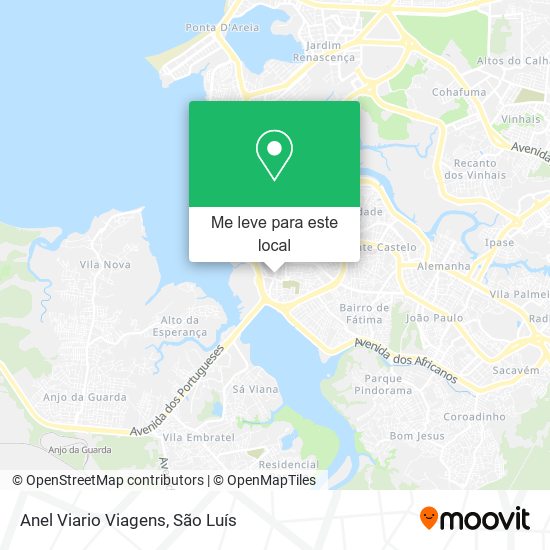Anel Viario Viagens mapa